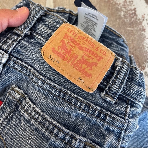 Toddler Levis 511 denim pant size 4 - Picture 6 of 6